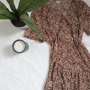 A New Day Animal Print Dress - Small